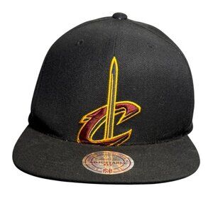 Cleveland Cavaliers Hat Mitchell & Ness NBA Basketball Snapback Cap Black